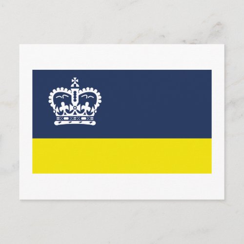 Flag of Regina Saskatchewan Postcard