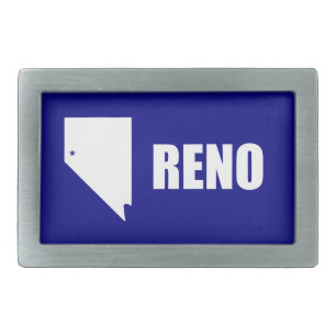 Flag of Reno, Nevada Belt Buckle