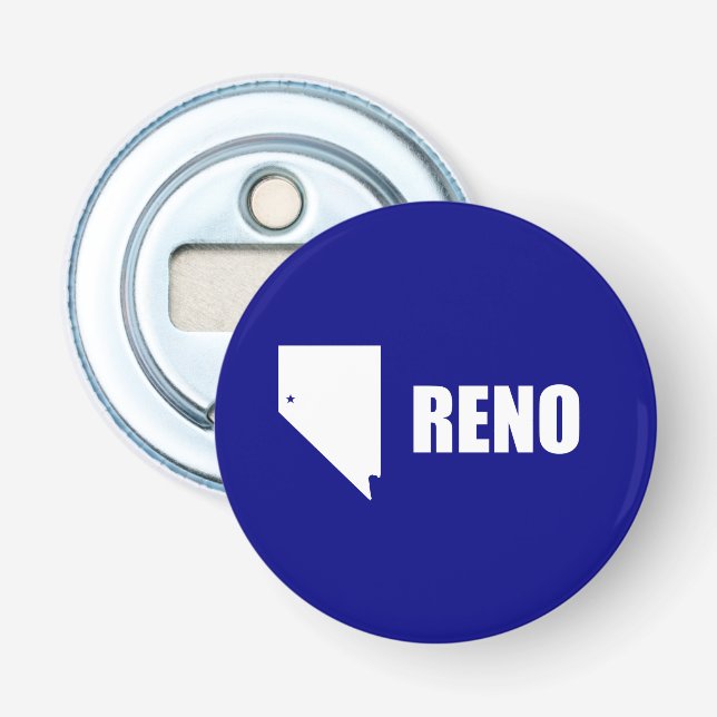 Flag of Reno, Nevada Bottle Opener (Front)