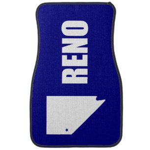 Flag of Reno, Nevada Car Floor Mat