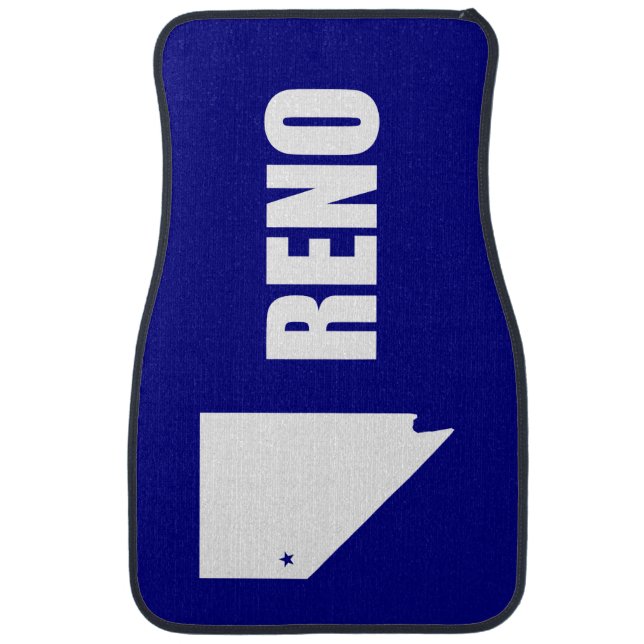 Flag of Reno, Nevada Car Floor Mat (Front)