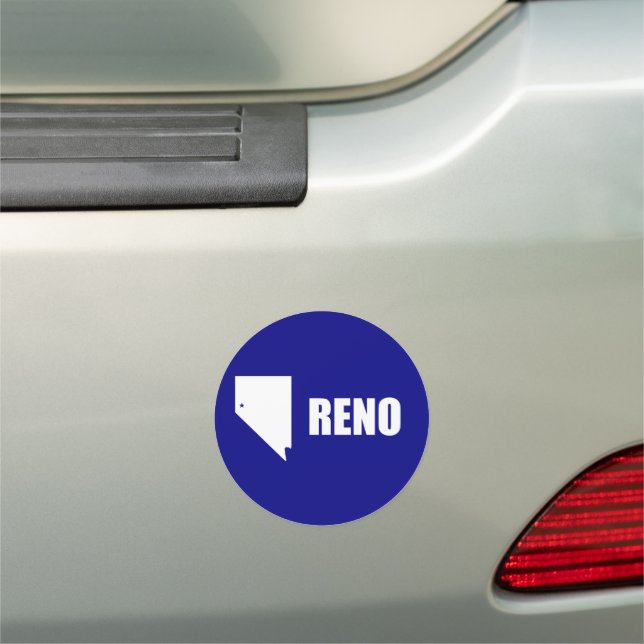 Flag of Reno, Nevada Car Magnet (In Situ)