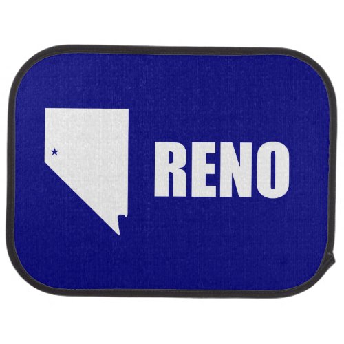 Flag of Reno Nevada Car Mat