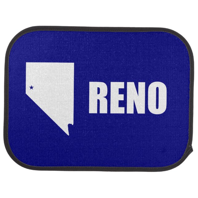 Flag of Reno, Nevada Car Mat (Rear)