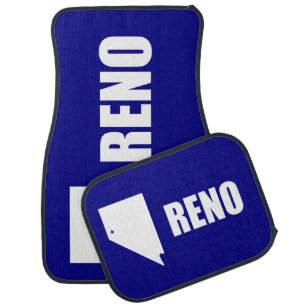 Flag of Reno, Nevada Car Mat