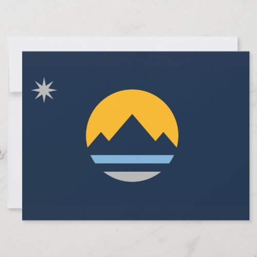 Flag of Reno Nevada City Card