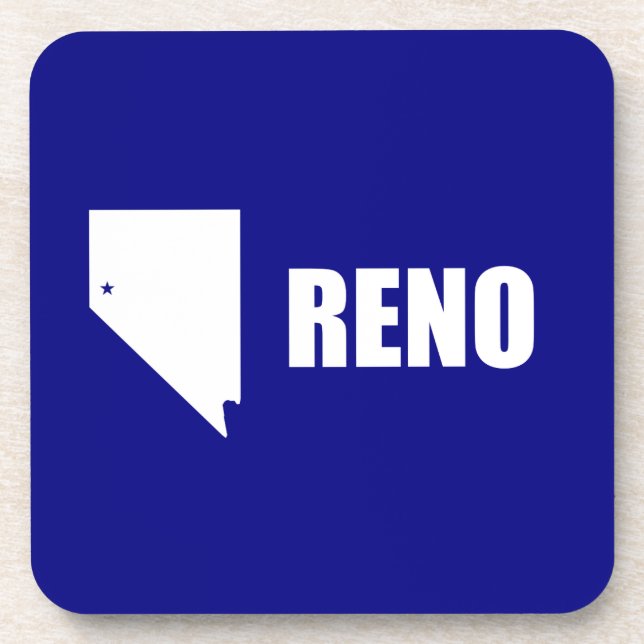 Flag of Reno, Nevada Coaster (Front)
