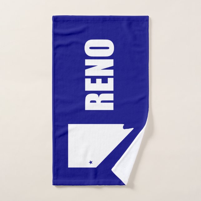 Flag of Reno, Nevada Hand Towel (Hand Towel)