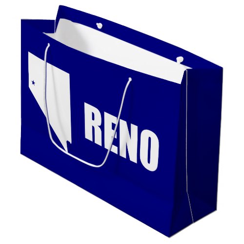 Flag of Reno Nevada Large Gift Bag