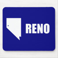 Flag of Reno, Nevada Mouse Pad