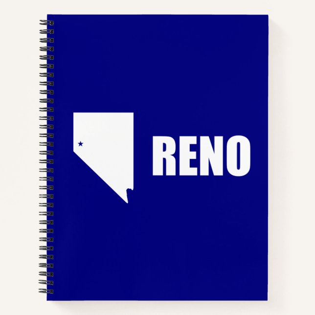 Flag of Reno, Nevada Notebook (Front)
