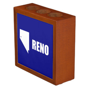 Flag of Reno, Nevada Pencil Holder