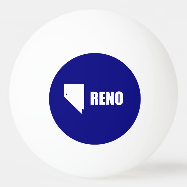 Flag of Reno, Nevada Ping Pong Ball (Front)
