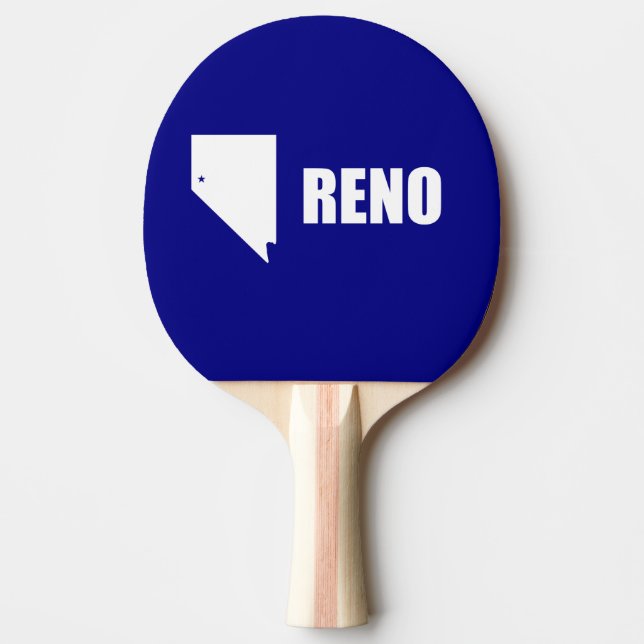 Flag of Reno, Nevada Ping Pong Paddle (Front)