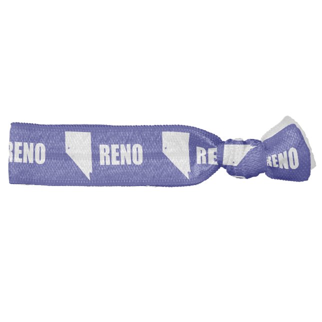 Flag of Reno, Nevada Ribbon Hair Tie (Right)
