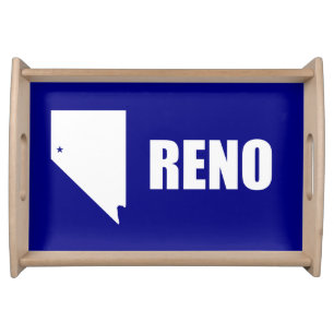 Flag of Reno, Nevada Serving Tray