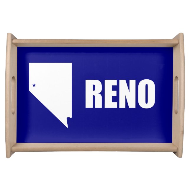 Flag of Reno, Nevada Serving Tray (Front)
