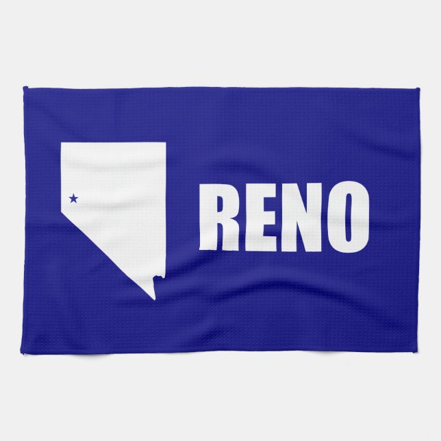Flag of Reno, Nevada Towel (Horizontal)