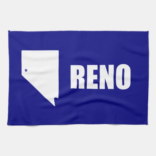 Flag of Reno Nevada Towel