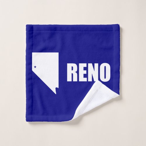 Flag of Reno Nevada Wash Cloth