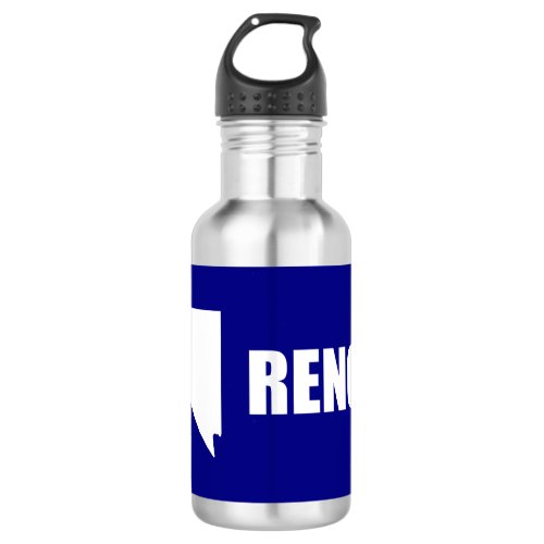 Flag of Reno Nevada Water Bottle