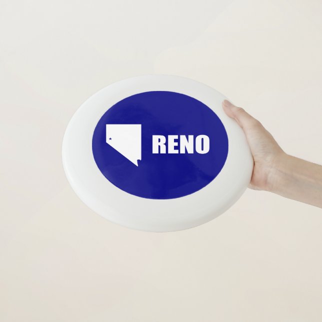 Flag of Reno, Nevada Wham-O Frisbee (In Hand)