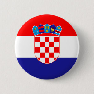Flag of Republic of Croatia Button