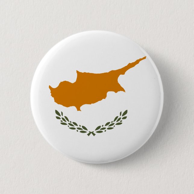Flag of Republic of Cyprus Button (Front)