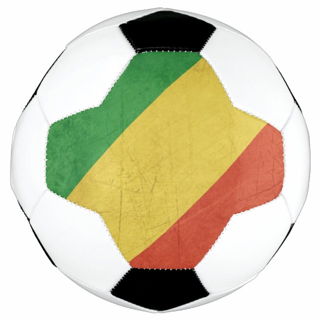 Flag of Republic of the Congo Soccer Ball (Front)
