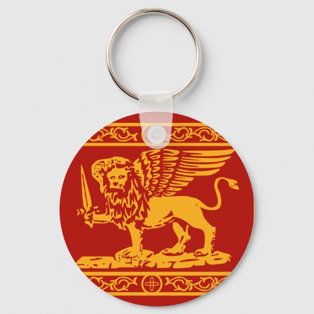 Flag of Republic of Venice Keychain (Front)