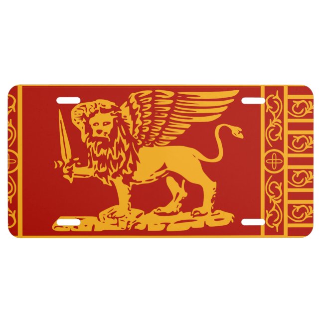 Flag of Republic of Venice License Plate (Front)