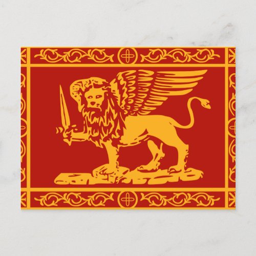 Flag of Republic of Venice Postcard