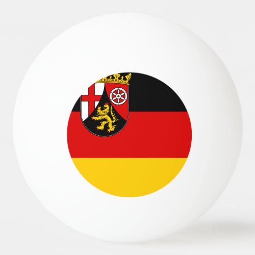 Flag of Rhineland_Palatinate Ping_Pong Ball