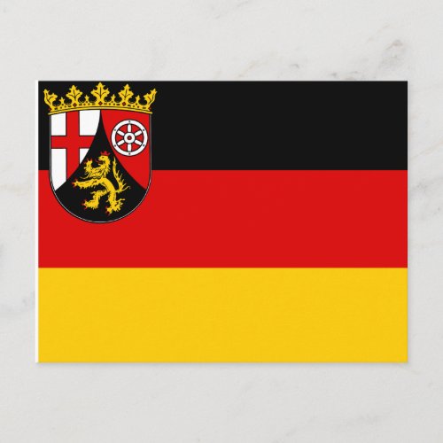 Flag of Rhineland_Palatinate Postcard