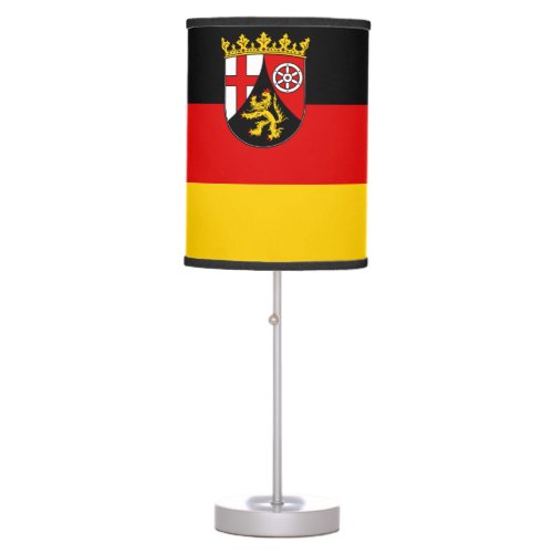 Flag of Rhineland_Palatinate Table Lamp
