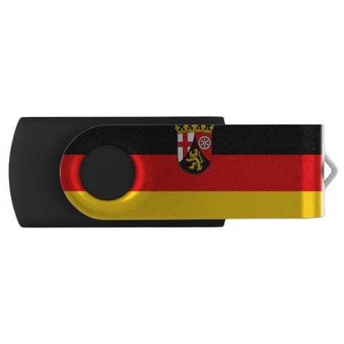 Flag of Rhineland_Palatinate USB Flash Drive