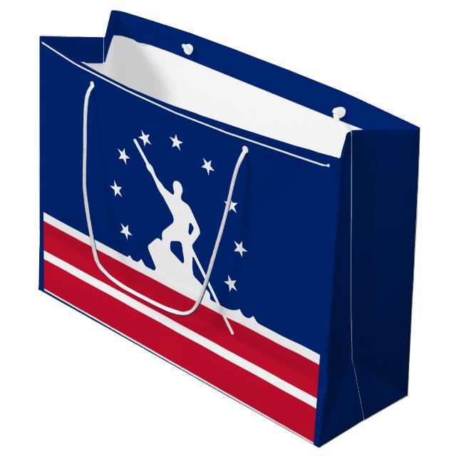 Flag of Richmond, Virginia Large Gift Bag (Front Angled)