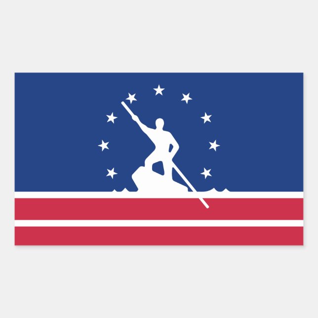 Flag of Richmond, Virginia Rectangular Sticker (Front)