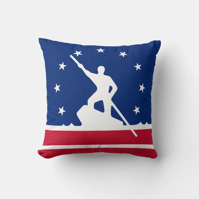 Flag of Richmond, Virginia Throw Pillow (Front)