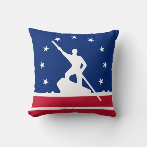 Flag of Richmond Virginia Throw Pillow