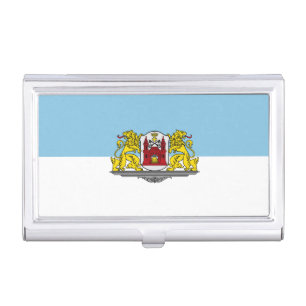 Flag of Riga, Latvia Business Card Case