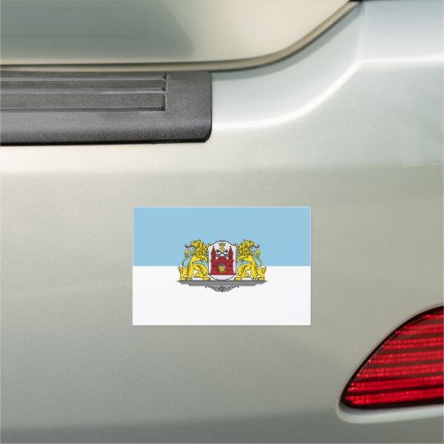 Flag of Riga Latvia  Car Magnet