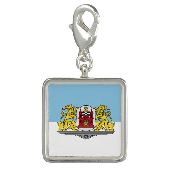 Flag of Riga, Latvia Charm (Front)