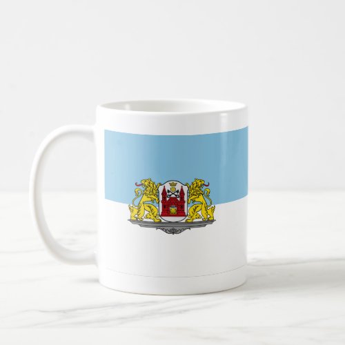 Flag of Riga Latvia Coffee Mug