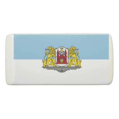 Flag of Riga Latvia Eraser