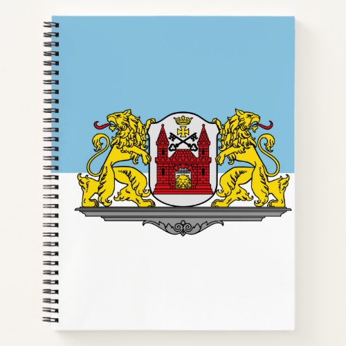 Flag of Riga Latvia Notebook