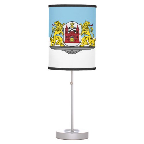 Flag of Riga Latvia Table Lamp