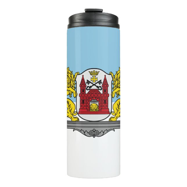 Flag of Riga, Latvia Thermal Tumbler (Front)
