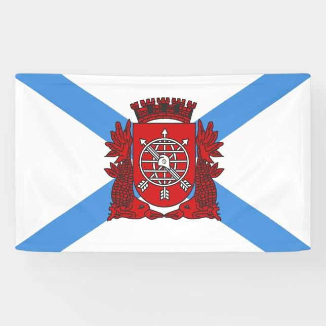 Flag of Rio de Janeiro (Brazil) Banner (Horizontal)