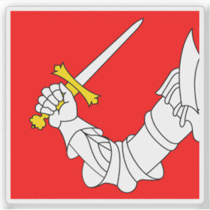 Flag of Riva San Vitale, Switzerland Sticker